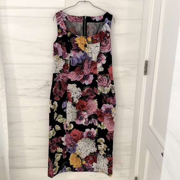 DOLCE&GABBANA | MESH FLORAL DRESS - NEW - SIZE 50 (US14) - Picture 1 of 4